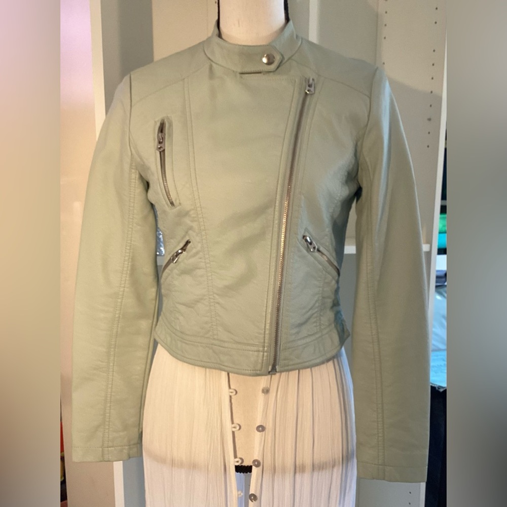 Forever 21 blue moto jacket. Size S